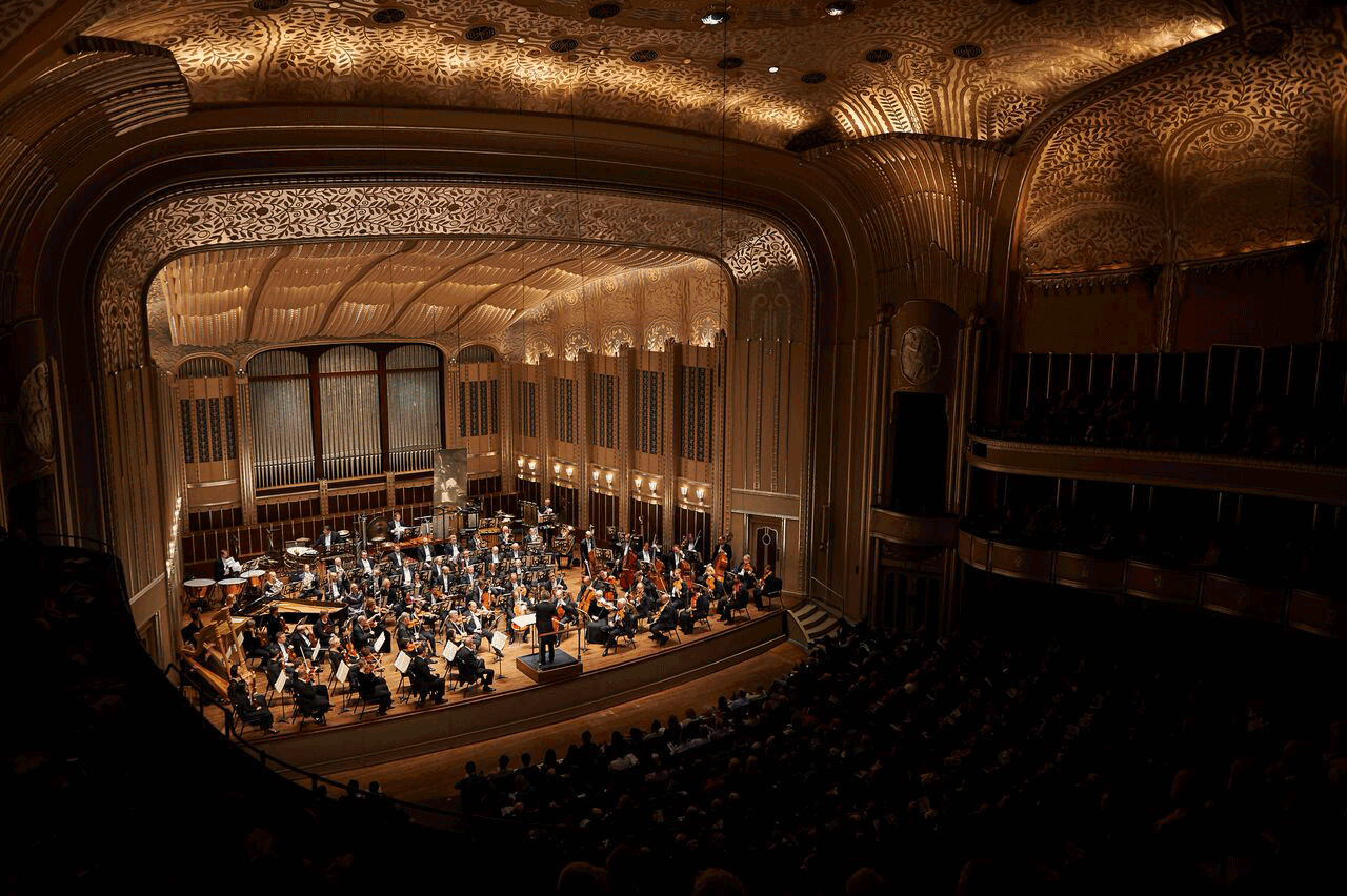 The world-renowned Cleveland Orchestra performs at Severance Hall in Cleveland’s University Circle neighborhood.