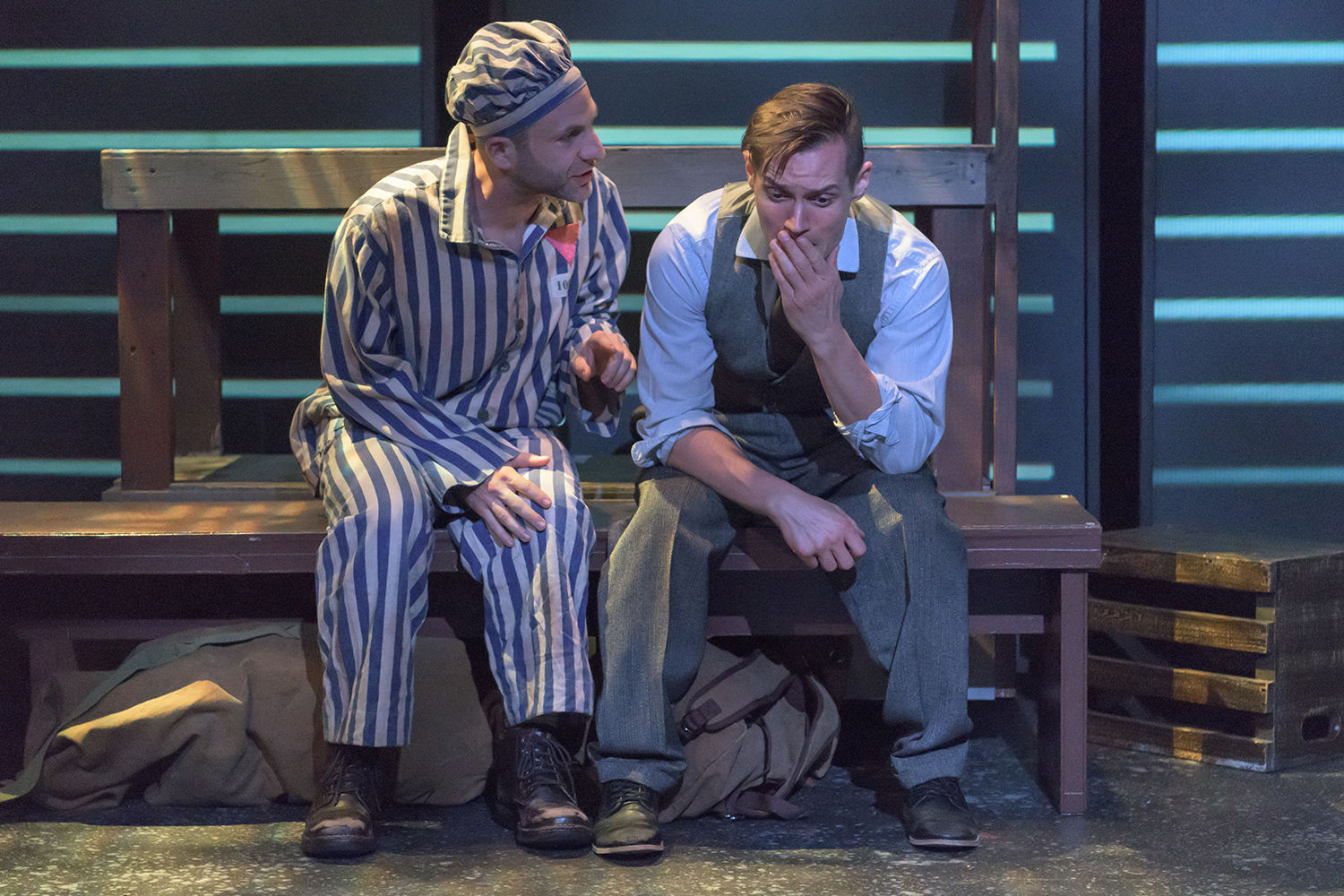 Andrew Gorell as Horst (left) and Geoff Knox as Max. Photo / Andy Dudik